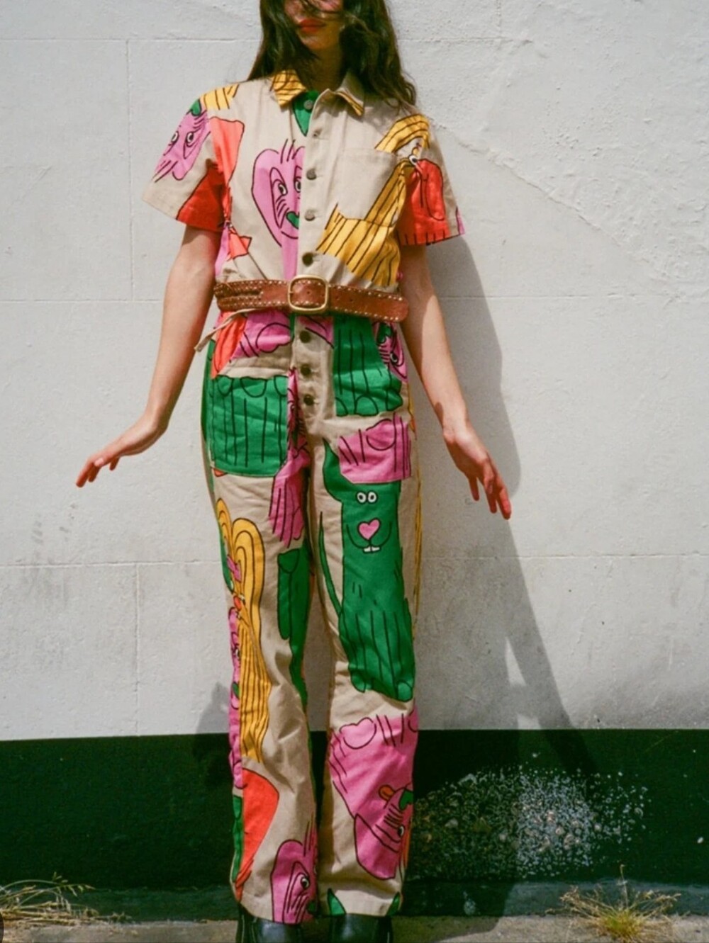 Lazy Oaf Artist Collection LO x Angela Kirkwood Boiler Suit Small NWOT Rare